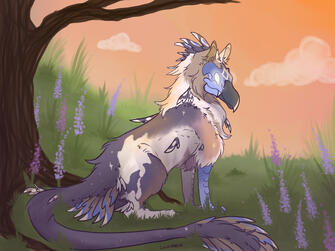 Fullbody with background